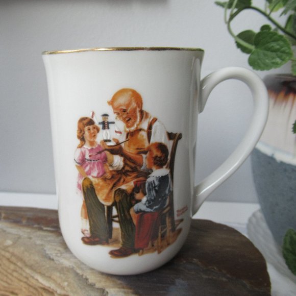 3 Porcelain Mugs Norman Rockwell Collection by Giftcraft, Canada Toronto - Picture 3 of 11